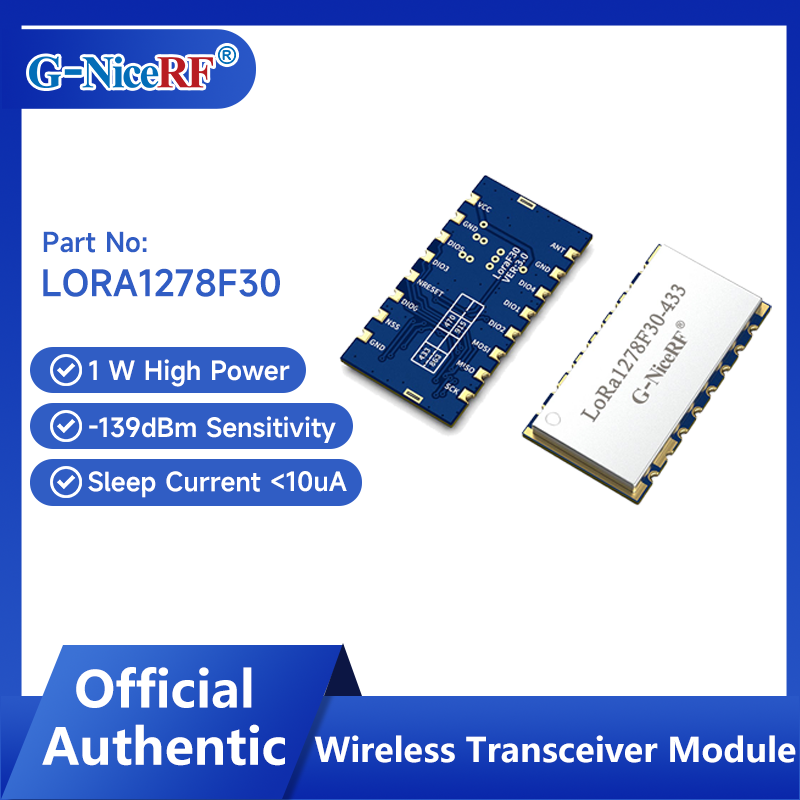 Lora Sx1278 - จี-ไนซ์อาร์เอฟ | 2PCS LoRa1278F30 1W กำลังสูง