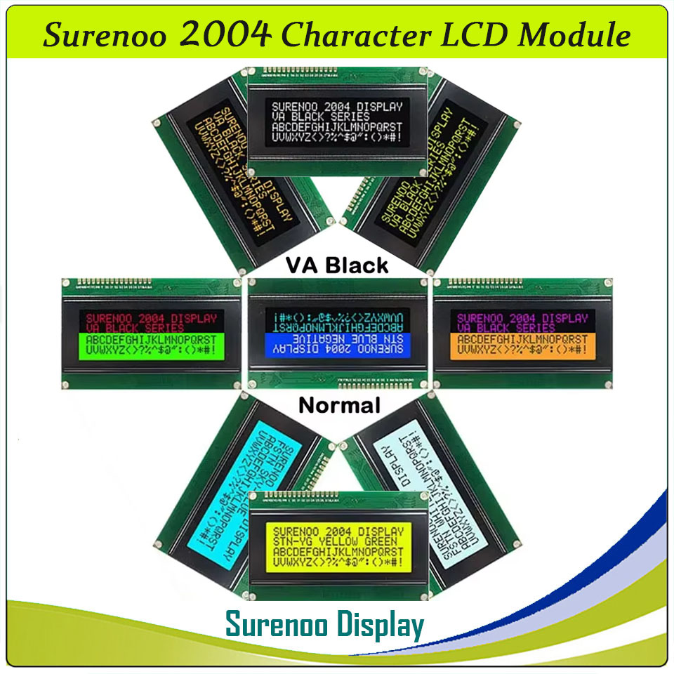 Lcd 1602 - Surenoo 204 20X4 2004 โมดูล LCD
