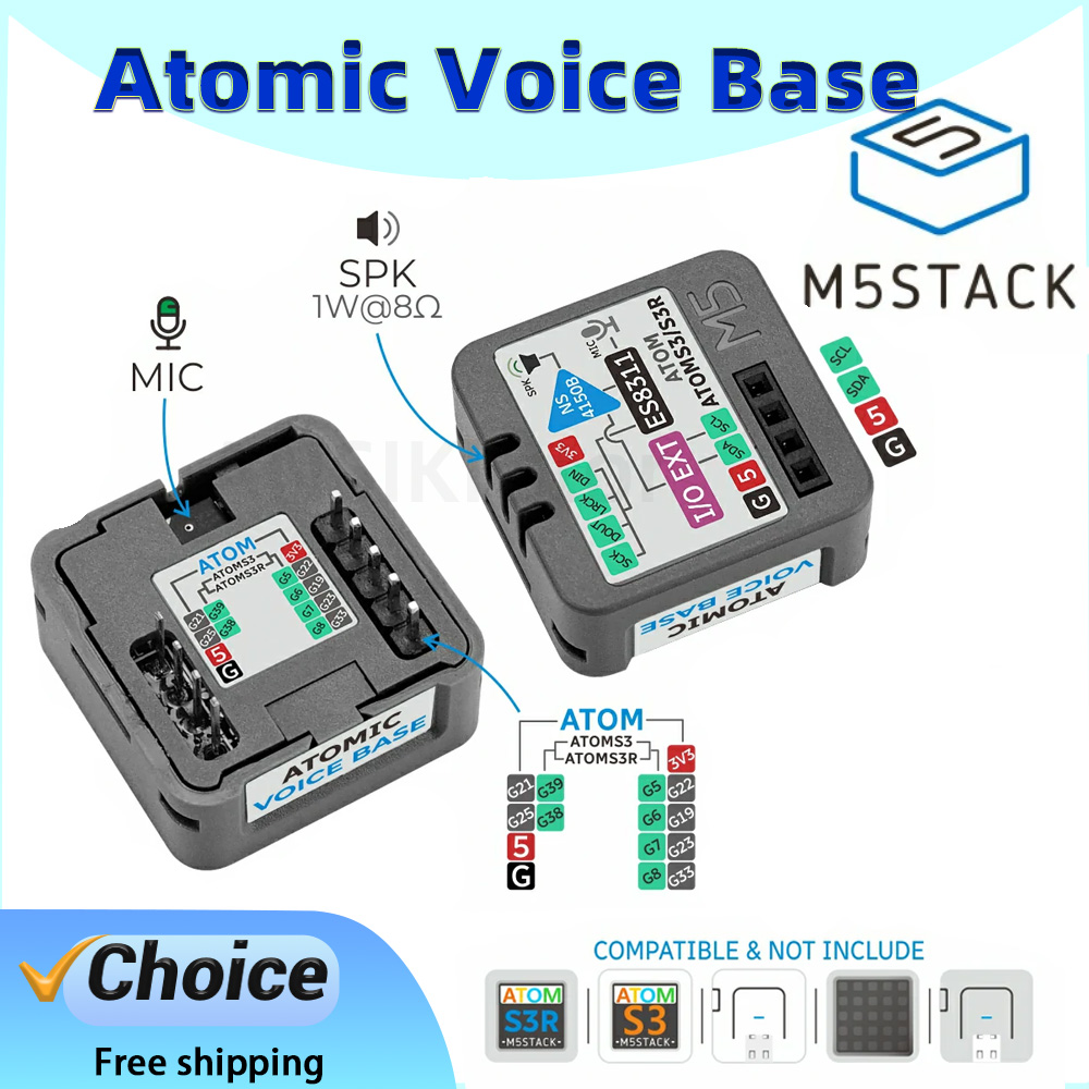 M5Stack Atomic Voice Base ES83 - Microphone Module บทวิจารณ์และราคา