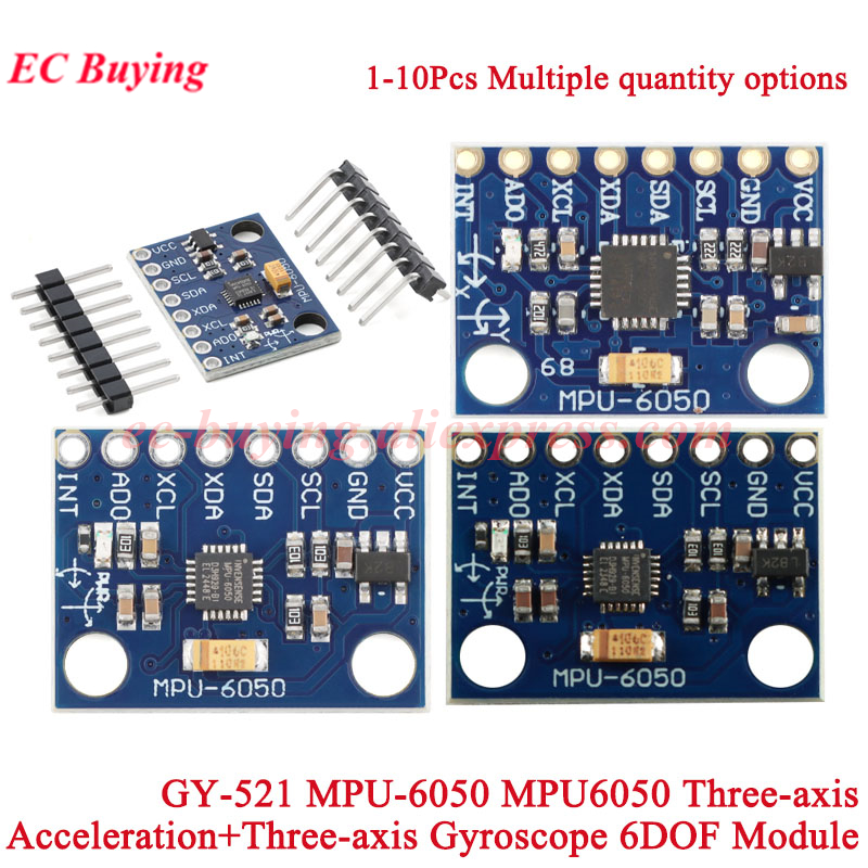 1-10 ชิ้น GY-521 MPU-6050 MPU6 - Mpu6050 บทวิจารณ์และราคา