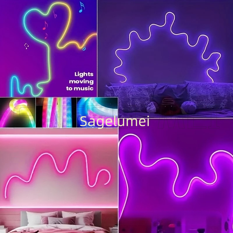 ไฟ LED แบบเส้นกลม 360 Glow RGB - Ws2812B บทวิจารณ์และราคา