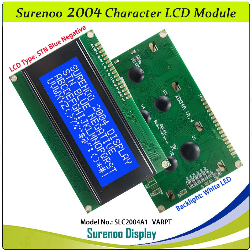 Surenoo 204 20X4 2004 โมดูล LC - Lcd 1602 บทวิจารณ์และราคา